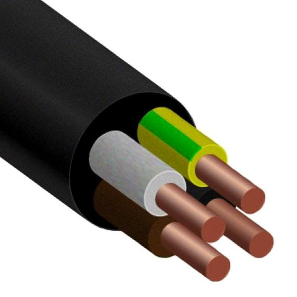 Кабель силовой медный ВВГ-Пнг(А)LS 4х1,5 ГОСТ