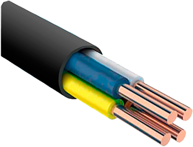 Кабель силовой медный ВВГ-Пнг(А)LS 4х4 ГОСТ